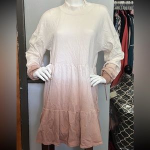 NWT Wild Fable Brown Ombre Top Size L